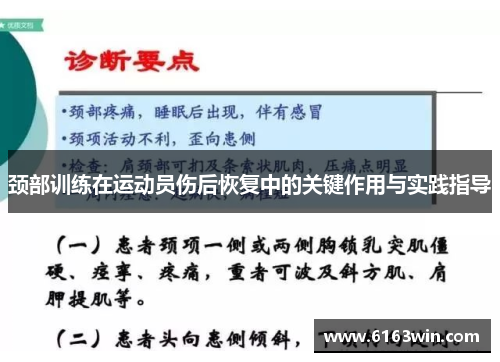 颈部训练在运动员伤后恢复中的关键作用与实践指导